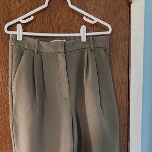 Abercrombie Curve Love Sloane Pants - Olive, size 10/30 Long